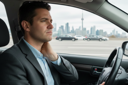 How Poor driving posture leads to muscle imbalances for commuters in Etobicoke